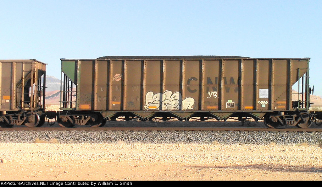 WB Loaded Coal Hooper Frt at Erie NV W-Pshr -36